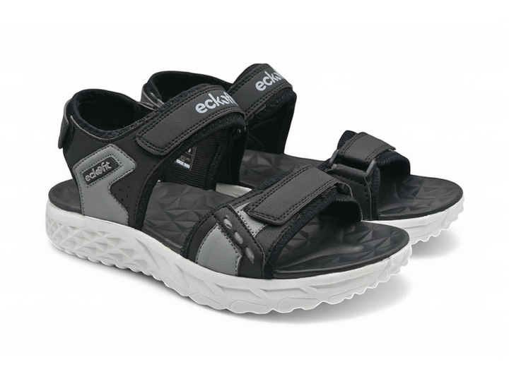 Men Black Sandals pair top