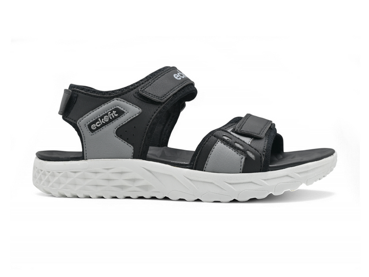 Men Black Sandals side