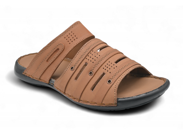 Men mustard slippers