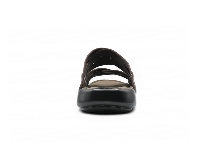 Men olive soft slippers (back)