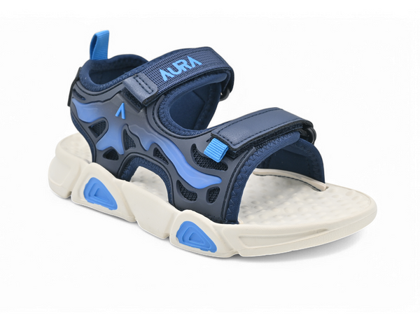 Soft navy sandals for kids