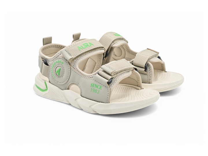 Sports grey sandals for boys pair