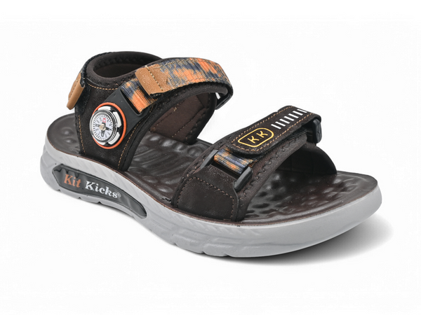 casual brown kids sandals