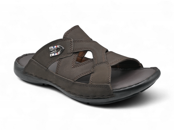 casual espresso slippers for men