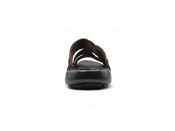casual espresso slippers for men (back)