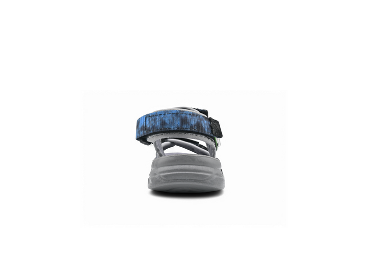 casual grey kids sandals (back)