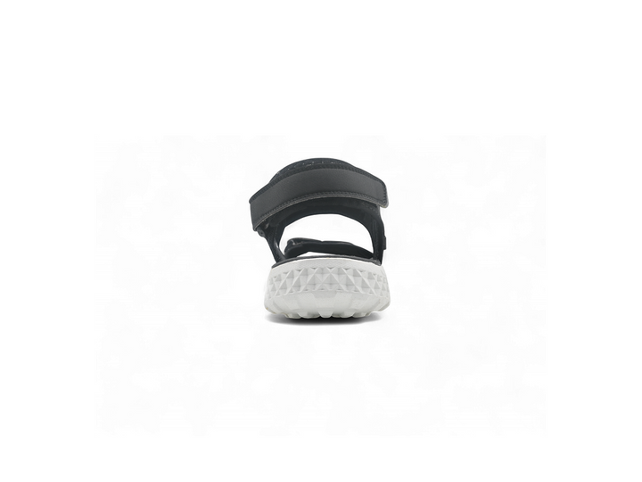 casual men black sandals (back)
