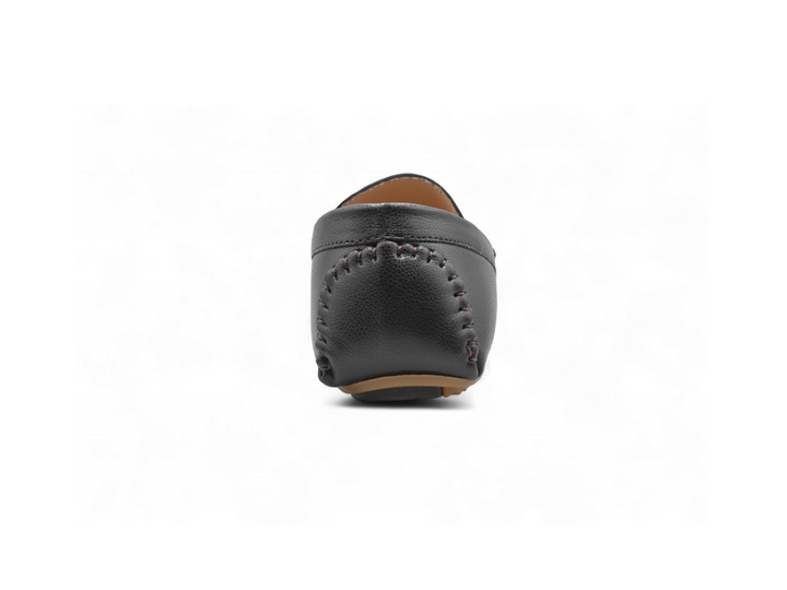 classic brown men's loafers (back)