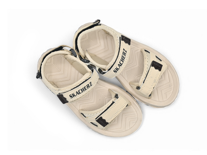light beige sandals for boys pair (top)