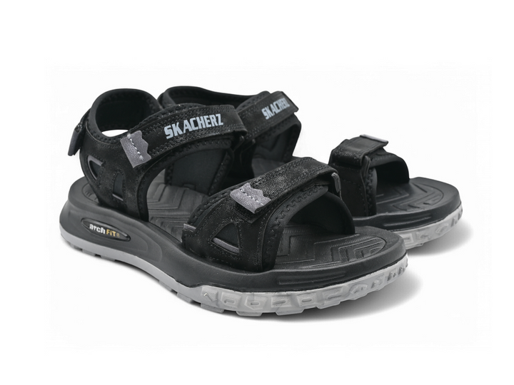 light black sadals for kids pair