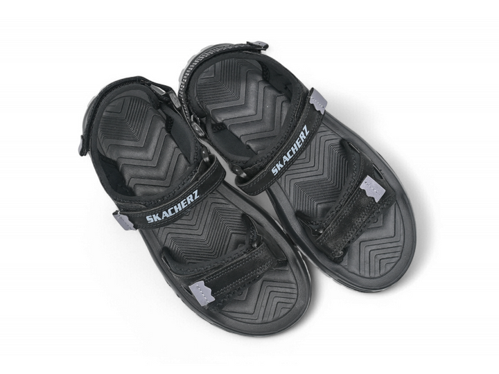 light black sadals for kids pair (top)