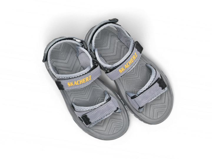 light grey sandals for boys pair (top)