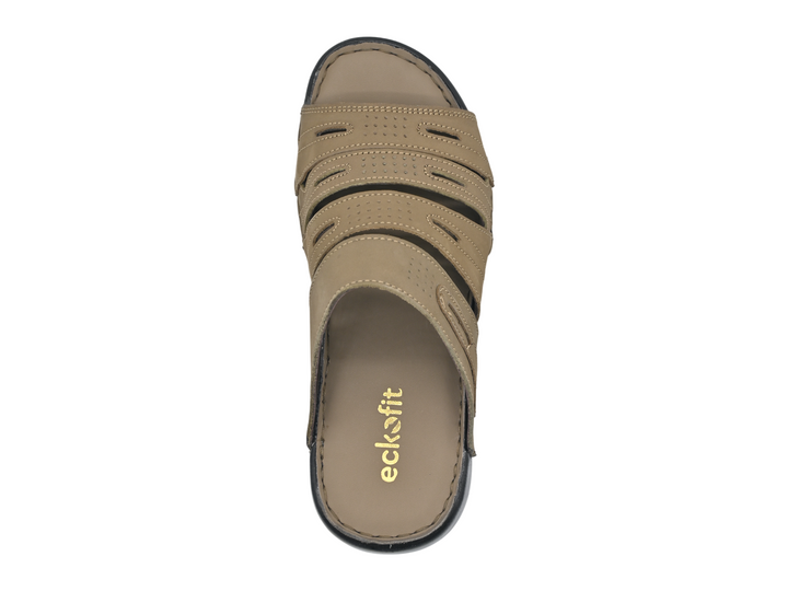 light olive slippers for men (top)