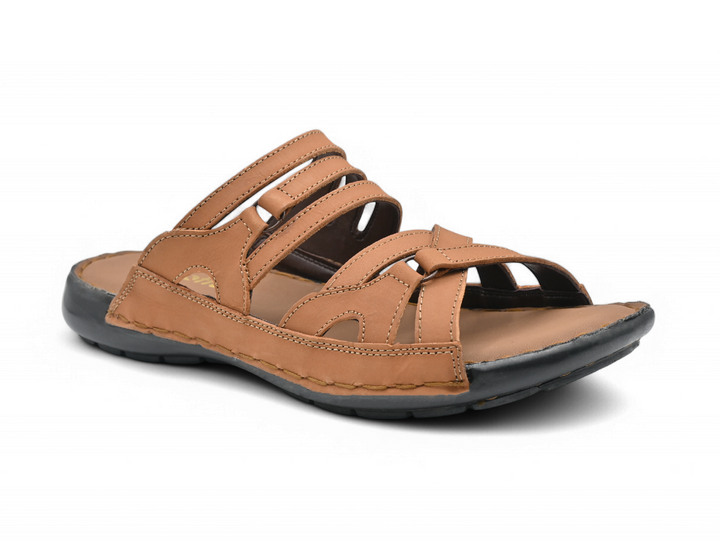 soft mustard slippers for men