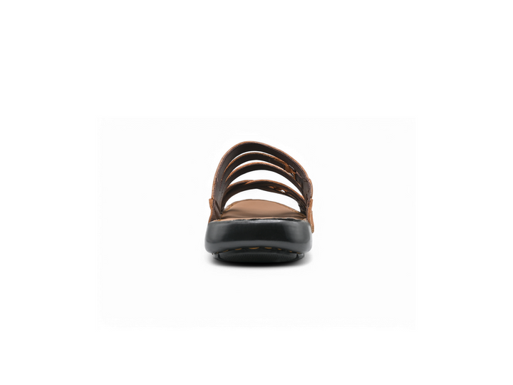 soft mustard slippers for men (back)
